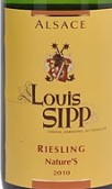 路易?斯迪普天然雷司令干白葡萄酒(Louis Sipp Riesling Nature'S, Alsace, France)