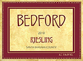 貝福德酒莊雷司令干白葡萄酒(Bedford Riesling, Santa Barbara County, USA)