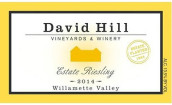 戴維山雷司令干白葡萄酒(David Hill Winery Estate Riesling, Willamette Valley, USA)