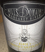 威爾士酒莊單一葡萄園系列3號(hào)西拉干紅葡萄酒(Wills Domain Single Vineyard Block 3 Cabernet Sauvignon, Margaret River, Australia)