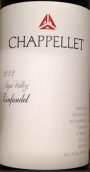 夏普利酒莊仙粉黛紅葡萄酒(Chappellet Zinfandel, Napa Valley, USA)