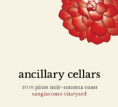 安希拉里圣賈科莫園黑皮諾干紅葡萄酒(Ancillary Cellars Sangiacomo Vineyard Pinot Noir, Sonoma Coast, USA)