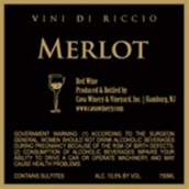卡瓦維尼底里奇奧梅洛干紅葡萄酒(Cava Winery & Vineyard Vini di Riccio Merlot, New Jersey, USA)