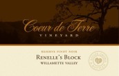 地心酒莊雷妮樂區(qū)珍藏黑皮諾干紅葡萄酒(Coeur de Terre Renelle's Block Reserve Pinot Noir, Willamette Valley, USA)