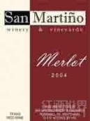 圣馬丁諾梅洛干紅葡萄酒(San Martino Winery Merlot, Texas, USA)