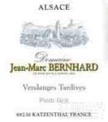 簡馬克伯恩哈遲摘灰皮諾白葡萄酒(Domaine Jean-Marc Bernhard Pinot Gris Vendanges Tardives, Alsace, France)