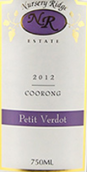 苗圃嶺庫隆味而多干紅葡萄酒(Nursery Ridge Estate Wines Coorong Petit Verdot, Murray Darling, Australia)