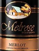 梅爾羅斯酒莊梅洛干紅葡萄酒(Melrose Vineyards Merlot, Umpqua Valley, USA)