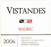安第斯山景馬爾貝克干紅葡萄酒(Bodega Vistandes Malbec, Cruz de Piedra, Argentina)