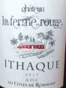 紅色農(nóng)場(chǎng)酒莊伊薩卡紅葡萄酒(Chateau La Ferme Rouge Ithaque, Cotes de Rommani, Morocco)