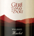 吉爾塔馬斯和澤索特梅洛干紅葡萄酒(Gere Tamas and Zsolt Merlot, Villany, Hungary)