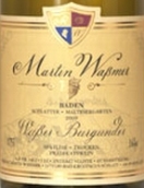 馬丁沃斯曼酒莊施拉特麥特斯SW白皮諾晚收干白葡萄酒(Weingut Martin Wassmer Schlatter Maltesergarten Weisser Burgunder SW Spatlese Spatlese Trocken Pradikatswein, Baden, Germany)
