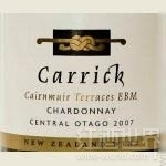 凱瑞克中部奧塔哥凱恩慕爾梯田霞多麗干白葡萄酒(Carrick Cairnmuir Terraces EBM Chardonnay, Central Otago, New Zealand)