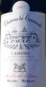 埃米納酒莊限量版干紅葡萄酒(Chateau La Caminade Stock Limite, Cahors, France)