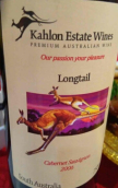 卡隆酒莊長尾赤霞珠紅葡萄酒(Kahlon Estate Wines Longtail Cabernet Sauvignon, South Australia, Australia)