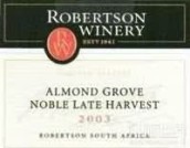 羅賓遜杏仁貴族晚收雷司令干白葡萄酒(Robertson Winery Almond Grove Noble Late Harvest Riesling, Robertson, South Africa)