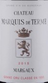 德達(dá)蒙侯爵莊園紅葡萄酒(Chateau Marquis de Terme, Margaux, France)