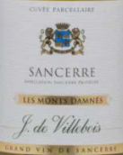 維耶布瓦酒莊達(dá)姆斯山白葡萄酒(Domaine J. de Villebois Les Monts Damnes, Sancerre, France)