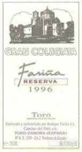 法琳娜酒莊格蘭教堂珍藏紅葡萄酒(Bodegas Farina Gran Colegiata Reserva, Toro, Spain)