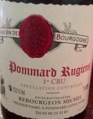 瑞邦·米歇爾酒莊洛吉恩（?，斠患?jí)園）紅葡萄酒(Domaine?Rebourgeon?Michel Rugiens, Pommard 1er cru, France)