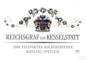 Reichsgraf von Kesselstatt Piesporter Goldtropfchen Riesling Spatlese, Mosel, Germany