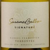 苏珊娜·巴尔博酒庄招牌特浓情白葡萄酒（橡木桶发酵）(Susana Balbo Signature Barrel Fermented Torrontes, Uco Valley, Argentina)