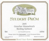 Weingut Studert-Prum Graacher Himmerlreich Riesling Kabinett, Mosel, Germany