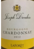 約瑟夫杜魯安拉芙瑞霞多麗白葡萄酒(Joseph Drouhin Laforet Chardonnay, Bourgogne, France)