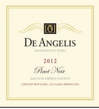 安吉利斯黑皮諾干紅葡萄酒(De Angelis Wines Pinot Noir, California, USA)