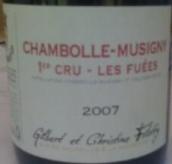 弗萊迪酒莊弗逸（香波-慕西尼一級園）紅葡萄酒(Domaine Felettig Gilbert et Christine Les Fuees, Chambolle-Musigny Premier Cru, France)