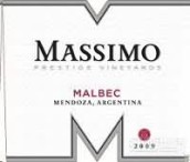 德利卡瑪西莫頂級(jí)葡萄園馬爾貝克干紅葡萄酒(Delicato Family Vineyards Massimo Prestige Vineyards Malbec, Mendoza, Argentina)