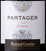 巴頓嘉斯蒂酒莊派特嘉紅葡萄酒(Barton & Guestier Partager Rouge, France)