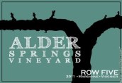 阿爾德斯普林五排系列維歐尼-瑪珊混釀干白葡萄酒(Alder Springs Vineyard Row Five Viognier-Marsanne, Mendocino County, USA)