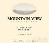 山景酒商蒙特利黑皮諾干紅葡萄酒(Mountain View Vintners Monterey Pinot Noir, Central Coast, USA)