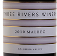 三河酒庄马尔贝克干红葡萄酒(Three Rivers Winery Malbec, Columbia Valley, USA)