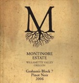 蒙蒂諾格雷厄姆7黑皮諾干紅葡萄酒(Montinore Estate Graham's Block 7 Pinot Noir, Willamette Valley, USA)