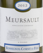 科爾努父子默爾索村干白葡萄酒(Domaine Rossignol-Cornu et Fils Meursault, Cote de Beaune, France)