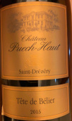 Chateau Puech-Haut Tete De Belier Saint-Drezery Rouge