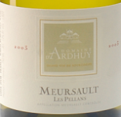 達(dá)哈瑞酒莊巴朗（默爾索村）干白葡萄酒(Domaine d'Ardhuy Les Pellans, Meursault, France)