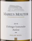 瑪斯莫麗酒莊澤汀根村日晷園精選二星雷司令甜白葡萄酒（金蓋）(Weingut Markus Molitor Zeltinger Sonnenuhr Auslese** Riesling, Mosel, Germany (Golden Capsule))