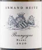 阿曼海茲酒莊白葡萄酒(Armand Heitz Bourgogne Blanc, Burgundy, France)