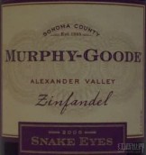 墨菲-古蒂埃利斯牧場蛇眼仙粉黛干紅葡萄酒(Murphy-Goode Ellis Ranch Snake Eyes Zinfandel, Alexander Valley, USA)