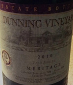 鄧寧梅里蒂奇干紅葡萄酒(Dunning Vineyards Estate Meritage, Paso Robles, USA)