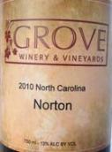 戈洛夫酒莊諾頓干紅葡萄酒(Grove Winery & Vineyards Norton, North Carolina, USA)