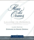 大荷馬莊園奧姆頂級(jí)紅葡萄酒(Domaine du Grand Ormeau Fleur des Ormes Cuvee Prestige, Lalande-de-Pomerol, France)