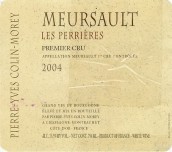 皮埃爾-伊夫佩尼斯（默爾索一級園）白葡萄酒(Pierre-Yves Colin-Morey Perrieres, Meursault Premier Cru, France)