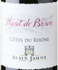 阿蘭豪酒莊上布禾紅葡萄酒(Alain Jaume & Fils  Haut de Brun Rouge, Cotes du Rhone, France)