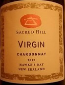 圣山酒庄纯真霞多丽白葡萄酒(Sacred Hill Virgin Chardonnay, Hawke's Bay, New Zealand)