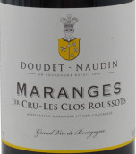 諾丁酒莊羅索特（馬朗日一級(jí)園）紅葡萄酒(Doudet-Naudin Les Clos Roussots, Maranges 1er Cru, France)