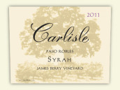 卡爾麗絲巴利園西拉干紅葡萄酒(Carlisle James Berry Vineyard Syrah, Paso Robles, USA)